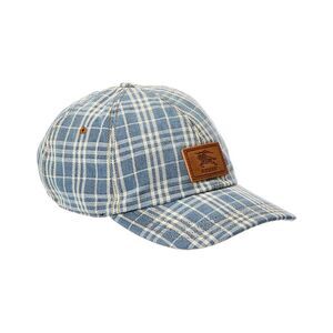 Burberry Denim Baseball Cap, Blue